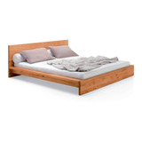 Base Cama Bristol Queen Size Maciza Cabecera - Madera Viva