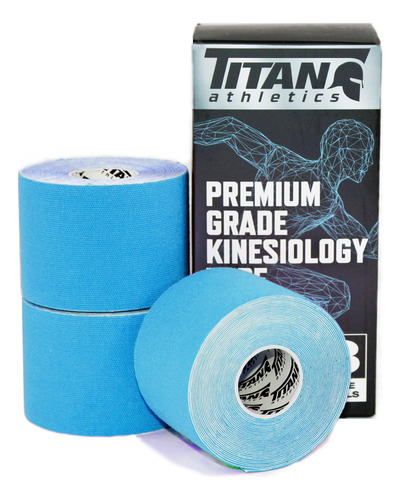 Titan Athletics - Azul - Paquete De 3 (2 Pulgadas X 16 Pies