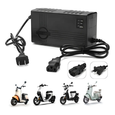 Cargador Para Bicicleta Electrica 48v,12ah Con 3 Luces Indic | Meses sin interés