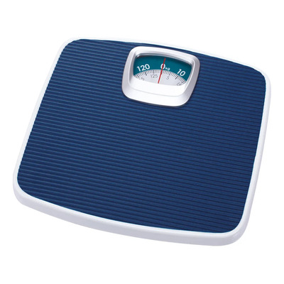 Balanza Mecánica Personal Baño Antideslizante 130 Kg Utile Color Azul | Envío gratis