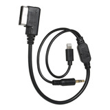 Adaptador De Entrada Auxiliar 6s iPhone 5 Ami Audi Vw Con In