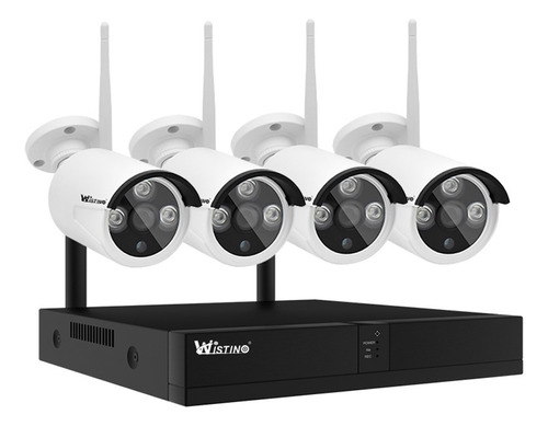 Kit Cctv Inalámbrico 6mp Audio Exterior Vista Remota 8ch Nvr