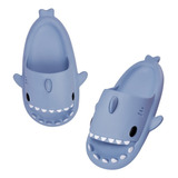 Chanclas Tiburón Azul, Antideslizantes, Para Niños Y Niñas