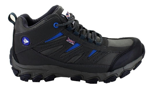 Zapatos Dunlop Gris /azul Modelo 623801gr 25 Cm