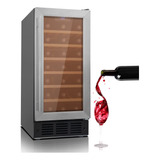 Smad Enfriador De Vino De 15 Pulgadas Bajo Encimera, Refrige