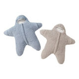 2pcs Saco De Dormir Bebé Estrellita Cobija Algodón Y Lana