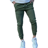 Pantalon Jogger Slim Fit De Bengalina Elastizada Hombre