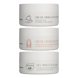 Esfoliante, Creme E Gel Hidratante Linha Basic Via Aroma