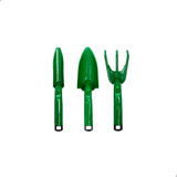 Kit Para Jardinagem Com Rastelo E Pazinhas P/horta Jardim Hc