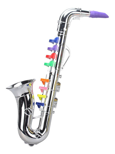 Saxofón Infantil Instrumentos Musicales De Sopro Silver B