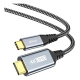 Ldlrui Cable Usb C A Mini Hdmi De 5 Pies, 4k A 60 Hz Tipo C