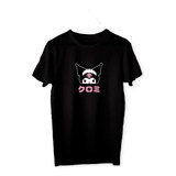 Remera De Algodón Kuromi Japon - Sanrio Harajuku Kawaii Dark