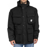 Parka Mountain Negro Hombre Element