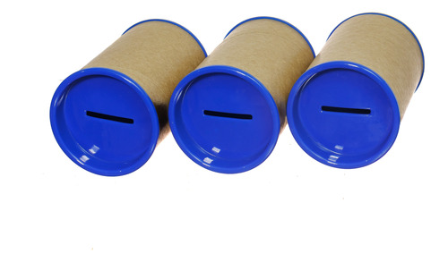 50 Cofrinhos Papelão 6x9,5cm - Cor Azul Royal Ninavi Brindes