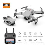 E88 4k Dual Camera Mini Drone De Controle Remoto Dobrável