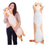 Juguete Peluche Gato Almohada Suave Gigante Lindo Kitty 90cm