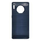 Funda Case Tpu Carbón Para Huawei Mate 30 Pro Lio-l29 Color Azul