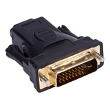 Conector Adaptador Dvi X Hdmi Fêmea 24+1 Banhado