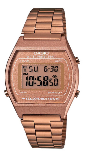 Reloj Casio Retro Oro Rosa B640wc 100% Original