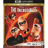 Los Increibles Disney Pixar Pelicula 4k Uhd + Blu Ray