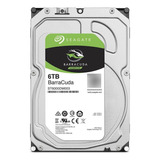 Hd Seagate 6tb Barracuda, 5400 Rpm, 256mb, 3.5, Sata - St600