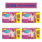 Fralda Para Adultos Plenitud Descartável Femme G/xg Kit 4 Un