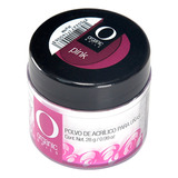 Polvo Para Uñas Organic Nails Acrílico 28g Color Pink