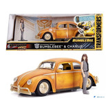 Jada 1/24 Volkswagen Vocho Bumblebee & Charlie Transformers Color Naranja