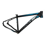 Quadro Mtb 29 Aluminio 6061 Leve E Resistente Rino Everest Cor Preto/azul Tamanho Del Quadro 17