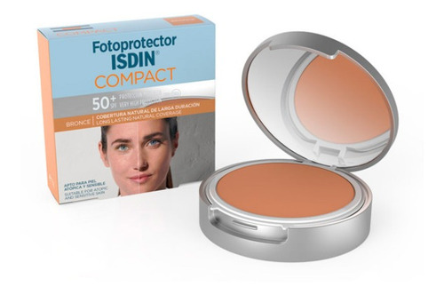 Isdin Fotoprotector Compact Bronce Fps 50 Maquillaje 10 Gr.