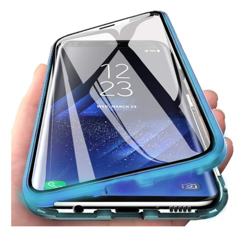 Funda 360 Magnética Para iPhone 13 / Pro / Max Doble Cristal