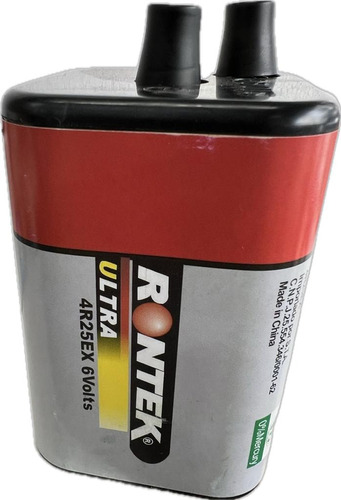 Bateria 6v 5ah 941 Rontek Para Lanterna - 4r25ex Rt4r25-01