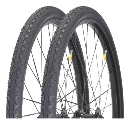 Par Pneu Pirelli Touring 700x35 Serve Aro 29 Bike Mtb Slick Cor Preto