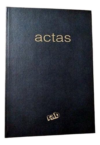 Libro De Actas X 200 Folios Tamaño Oficio Acta Grande