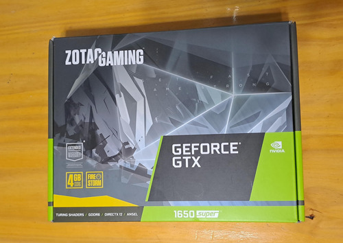 Placa De Video Gtx 1650 Super 4gb Nvidia Zotac 