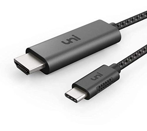 Cables Usb C A Hdmi 6 Pies Gris