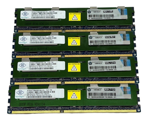 Memoria Ram 32gb Pc3-10600r Ecc/reg Servidor Lote 4/8gb 2rx4