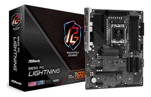 Tarjeta Madre Asrock B650 Pg Lightning Socket Am5 Ddr5 Atx