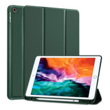 Funda iPad Siwengde 10.2 9/8/7 Gen Triptico Suave/dark Green