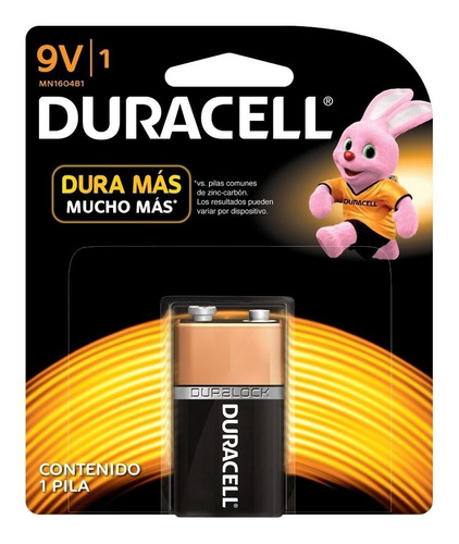 10 X Bateria Duracell 9v 