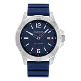 Tommy Hilfiger Hombre: Reloj Azul Acero Silicona