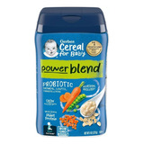 Gerber Cereal  Powerblend Avena-lentejas-zanahoria-guisantes