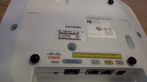 Cisco Air-cap2702i-a-k9 Wireless Access Point