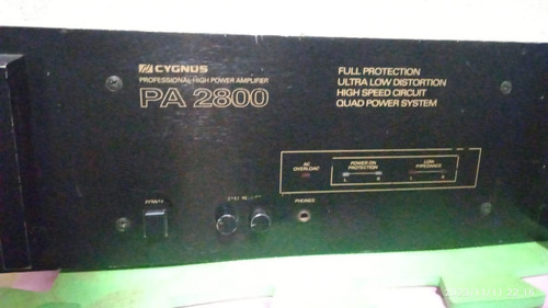 Amplificador Pa 2800 Cygnus 