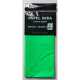 Papel Seda Nacarado 50 X 66 Cm 5 Pliegos - Verde Fosforecent