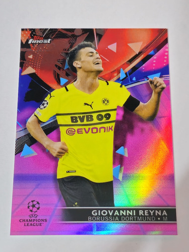 Giovanni Reyna Topps Finest Uefa Champions League 2021/22
