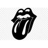 Calco Sticker Rolling Stones Rock Ploteo Autoadhesivo 15cm