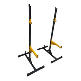 Rack Con Soporte Sentadillas 180cm Barra Pesas