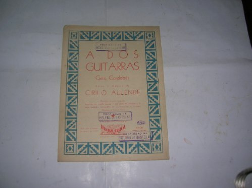 Dos Guitarras Gato Cordobes Cirilo Allende Amadeo Sabattini