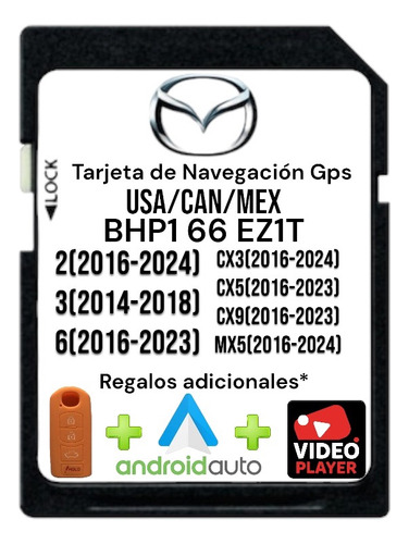 Tarjeta De Navegación Mapas Mazda 3 2 6 Cx3 Cx5 Cx9 Mx5